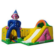 inflatable bouncer clown cartoons